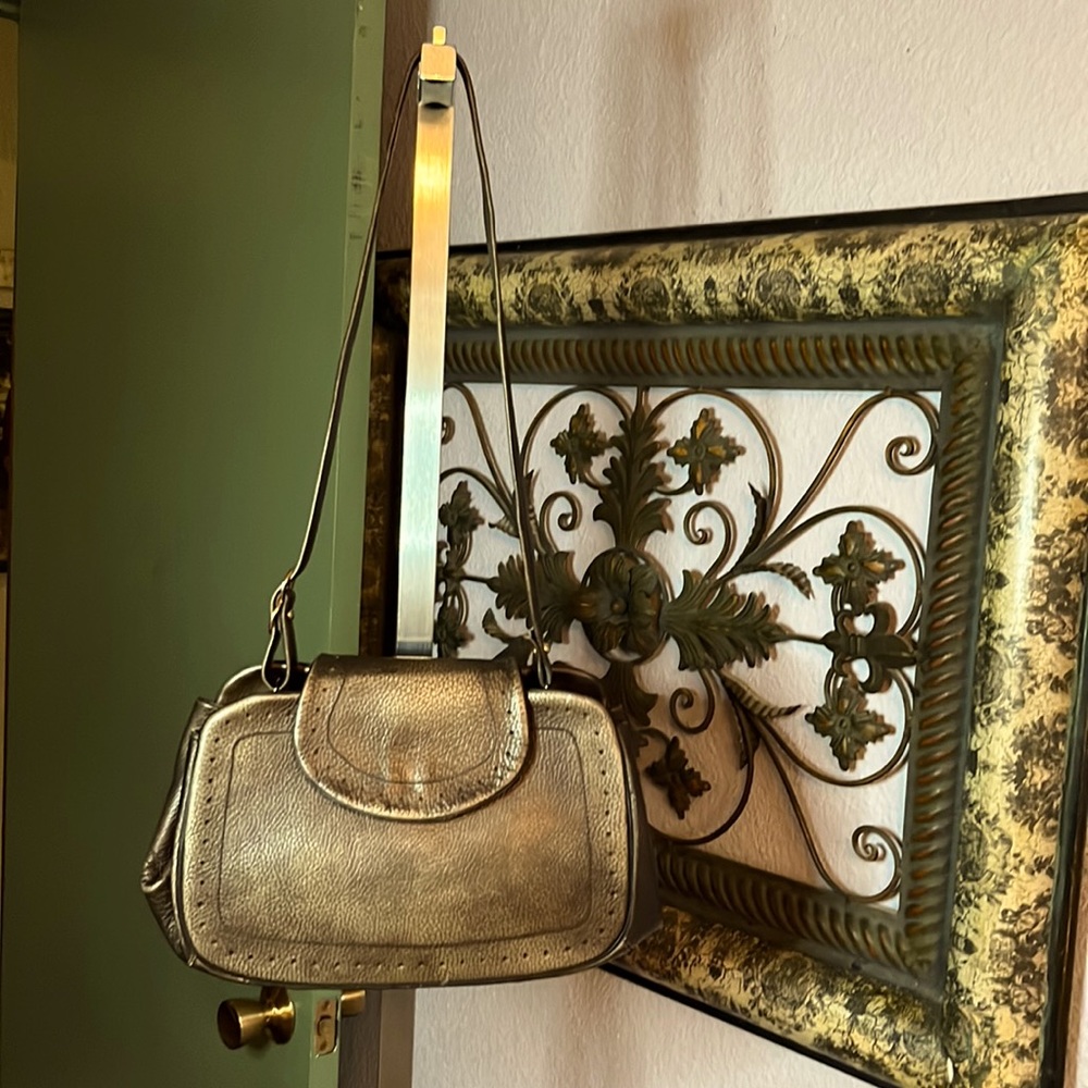 Vintage Justin leather brown crossbody/shoulder bag